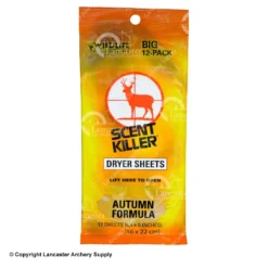 Wildlife Research Center Scent KillerÂ® Autumn Formula Dryer Sheets